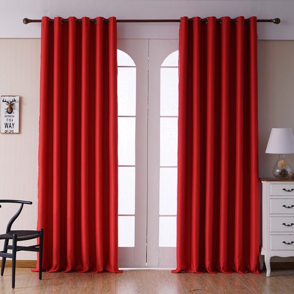 Modern Plain Curtains for Living Room